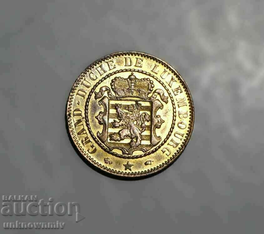 Auction Luxembourg 10 centimes 1860 Top coin Auction Luxembourg 10 centimes 1860 Top coin