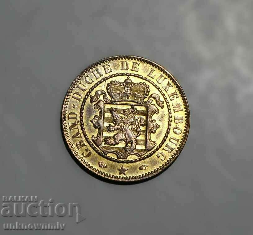 Luxemburg 10 centimes 1860 Top monedă