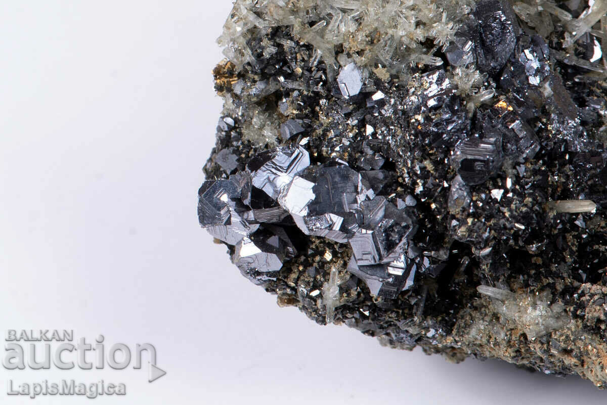 Quartz with galena and sphalerite from Bulgaria 337g with price 13.00 BGN | € 6.65 Quartz with galena and sphalerite from Bulgaria 337g with price 13.00 BGN | € 6.65