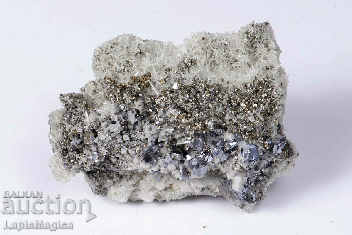 Quartz with pyrite and galena from Bulgaria 195g