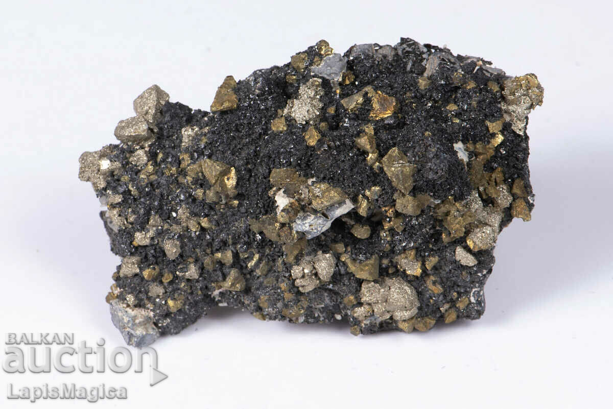 Druze chalcopyrite and sphalerite from Bulgaria 159g