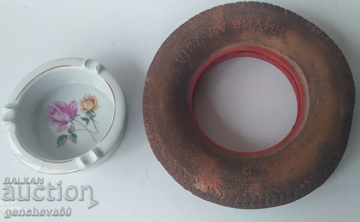 Relic-porcelain ashtray, car tire Vidin - 5 Relic-porcelain ashtray, car tire Vidin - 5