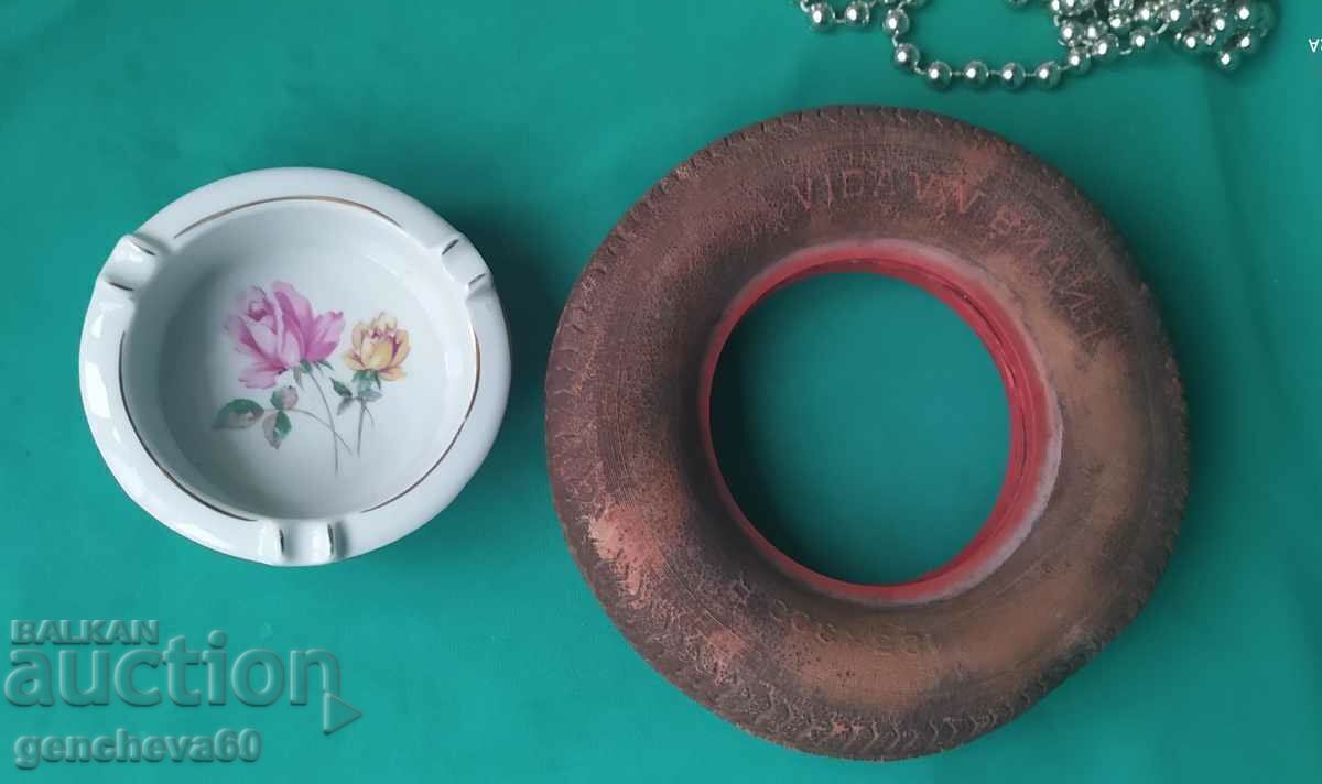 Relic-porcelain ashtray, car tire Vidin - 6 Relic-porcelain ashtray, car tire Vidin - 6