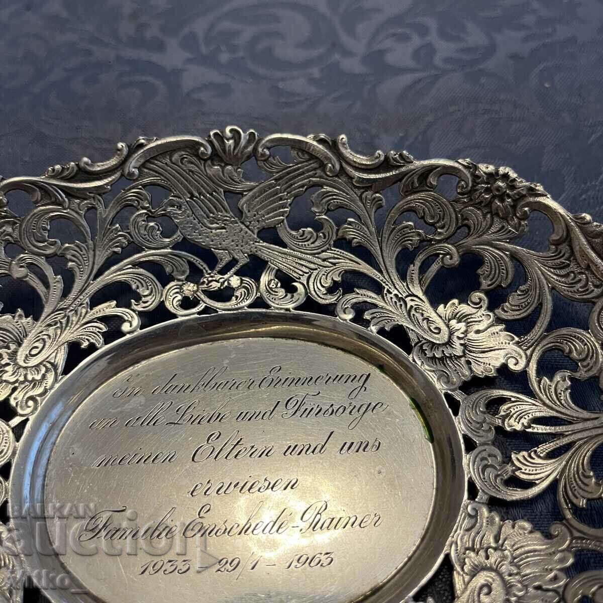 Silver candy box, markings with price 199.00 BGN | € 101.75 Silver candy box, markings with price 199.00 BGN | € 101.75