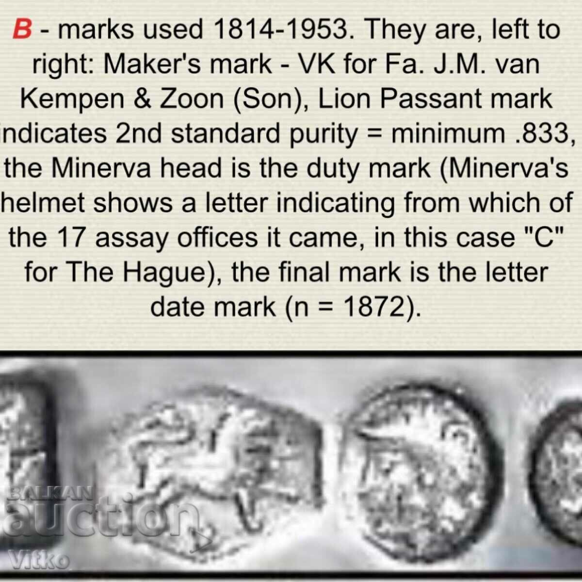 Silver candy box, markings - 6 Silver candy box, markings - 6