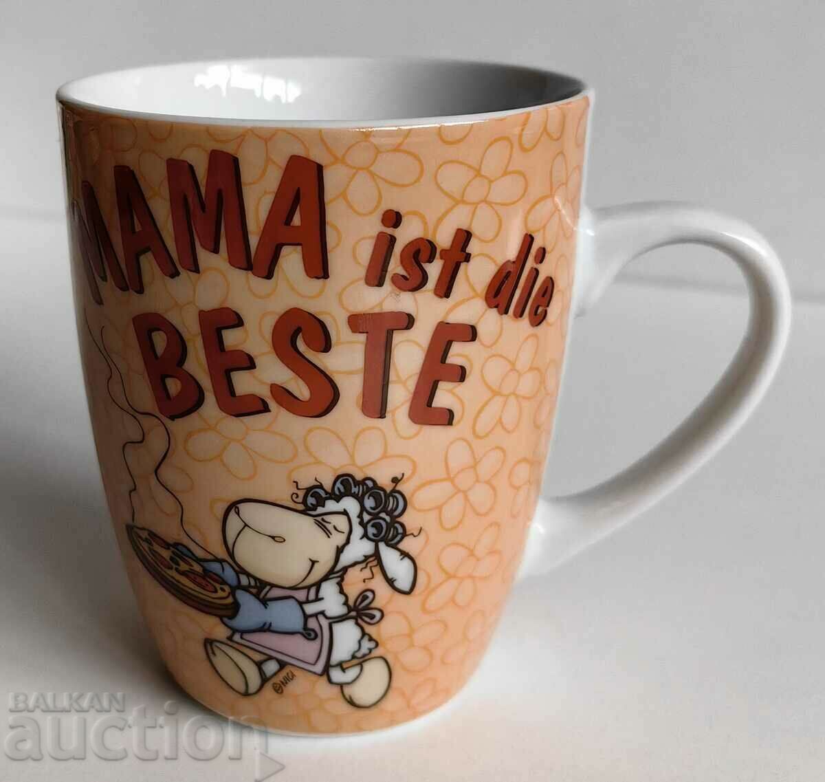 . BEST MOTHER MOM PORCELAIN MUG HELLO