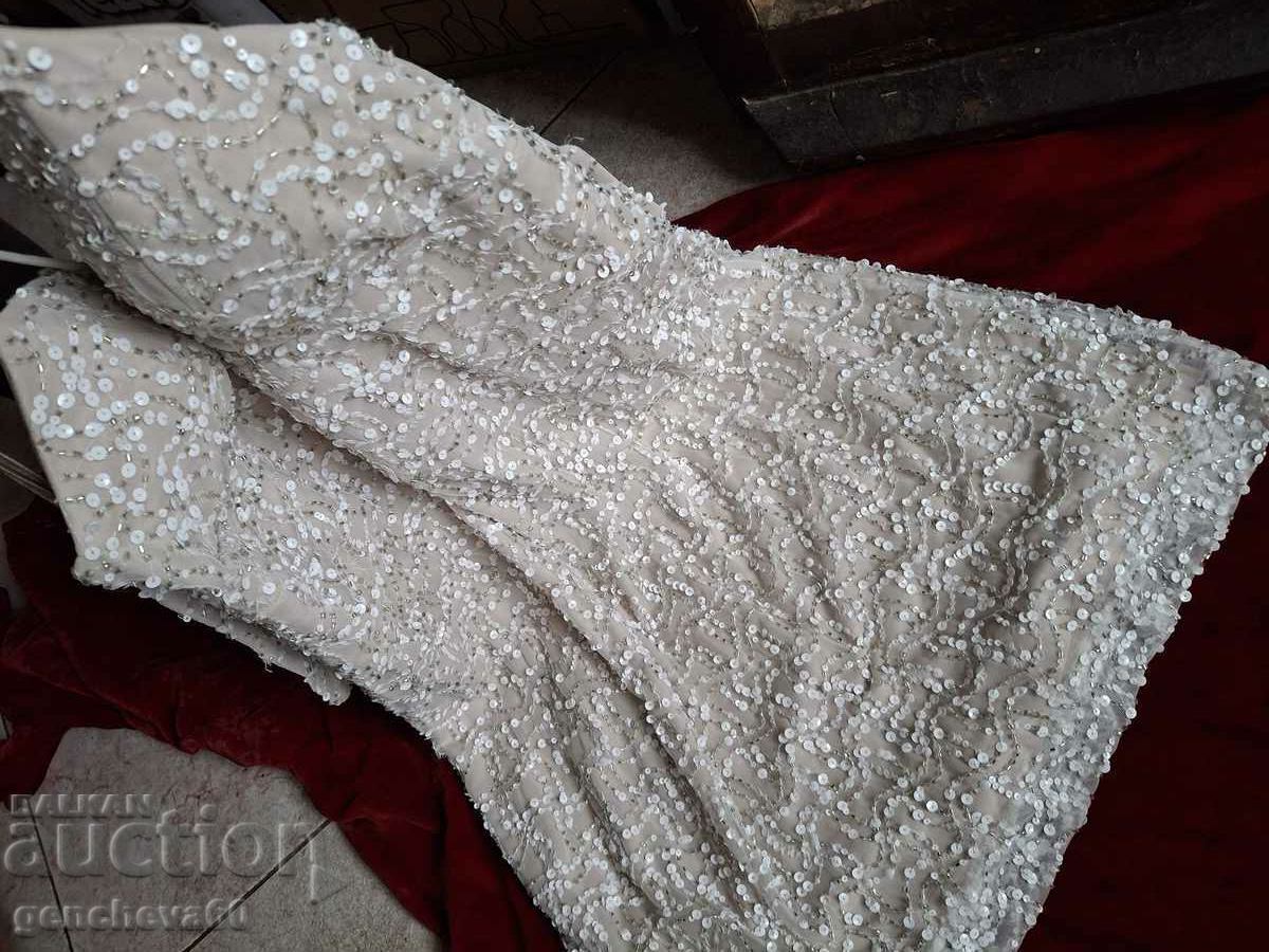 Licitație Rochie eleganta, paiete, margele, label-studio B.HLPN