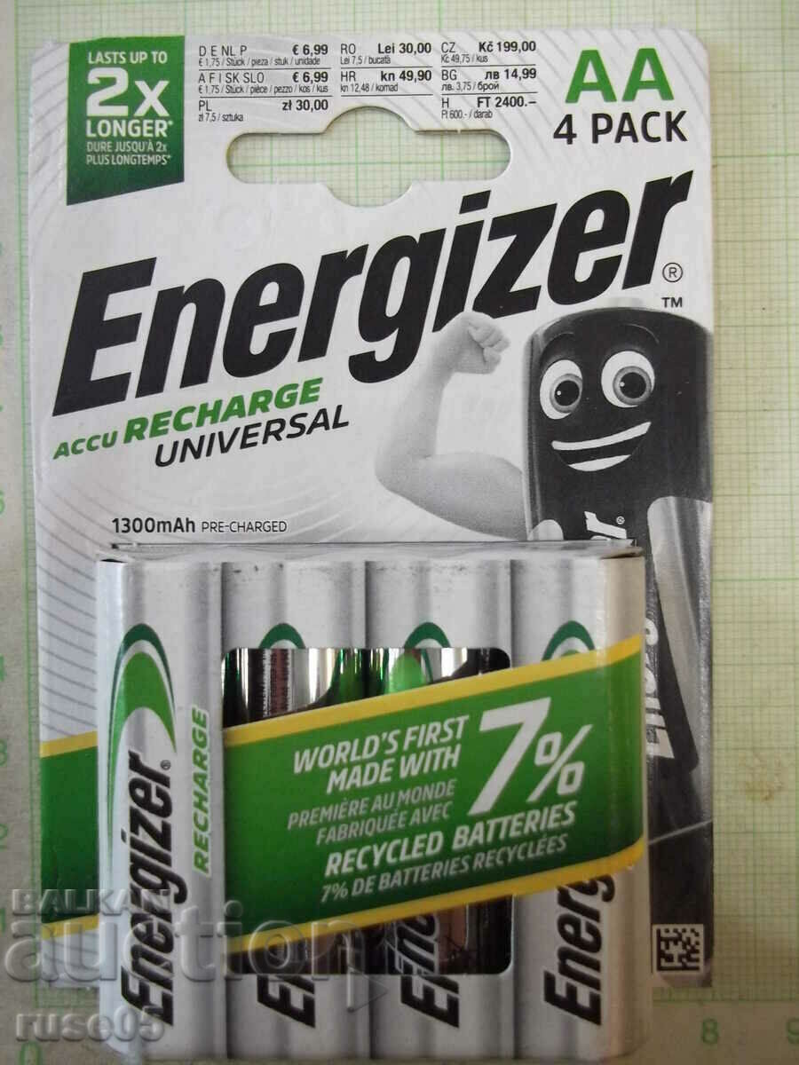 Set of 4 pcs. "Energizer AA" batteries new with price 12.00 BGN | € 6.14 Set of 4 pcs. "Energizer AA" batteries new with price 12.00 BGN | € 6.14
