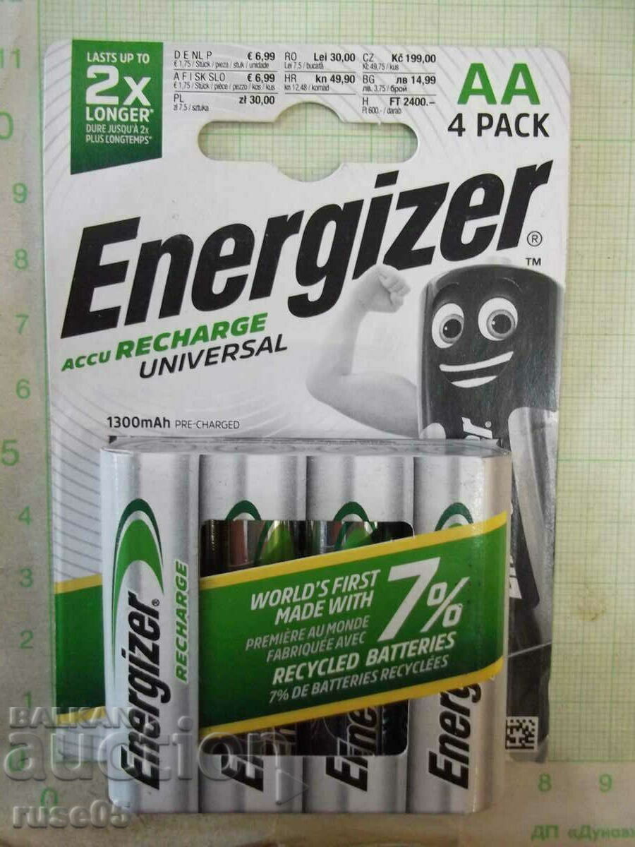 Set of 4 pcs. "Energizer AA" batteries new - 6 Set of 4 pcs. "Energizer AA" batteries new - 6