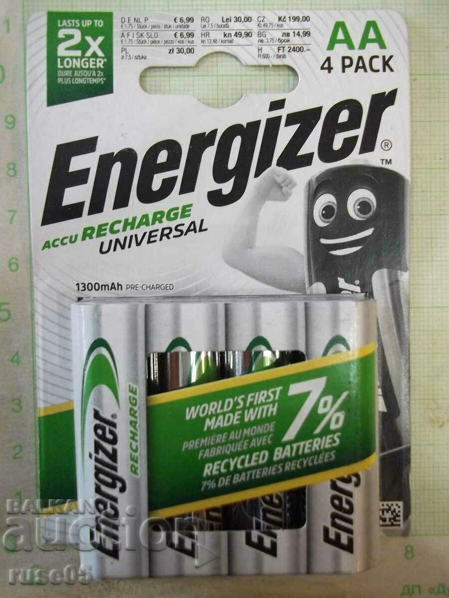 Set of 4 pcs. "Energizer AA" batteries new - 7 Set of 4 pcs. "Energizer AA" batteries new - 7