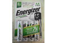 Set of 4 pcs. "Energizer AA" batteries new