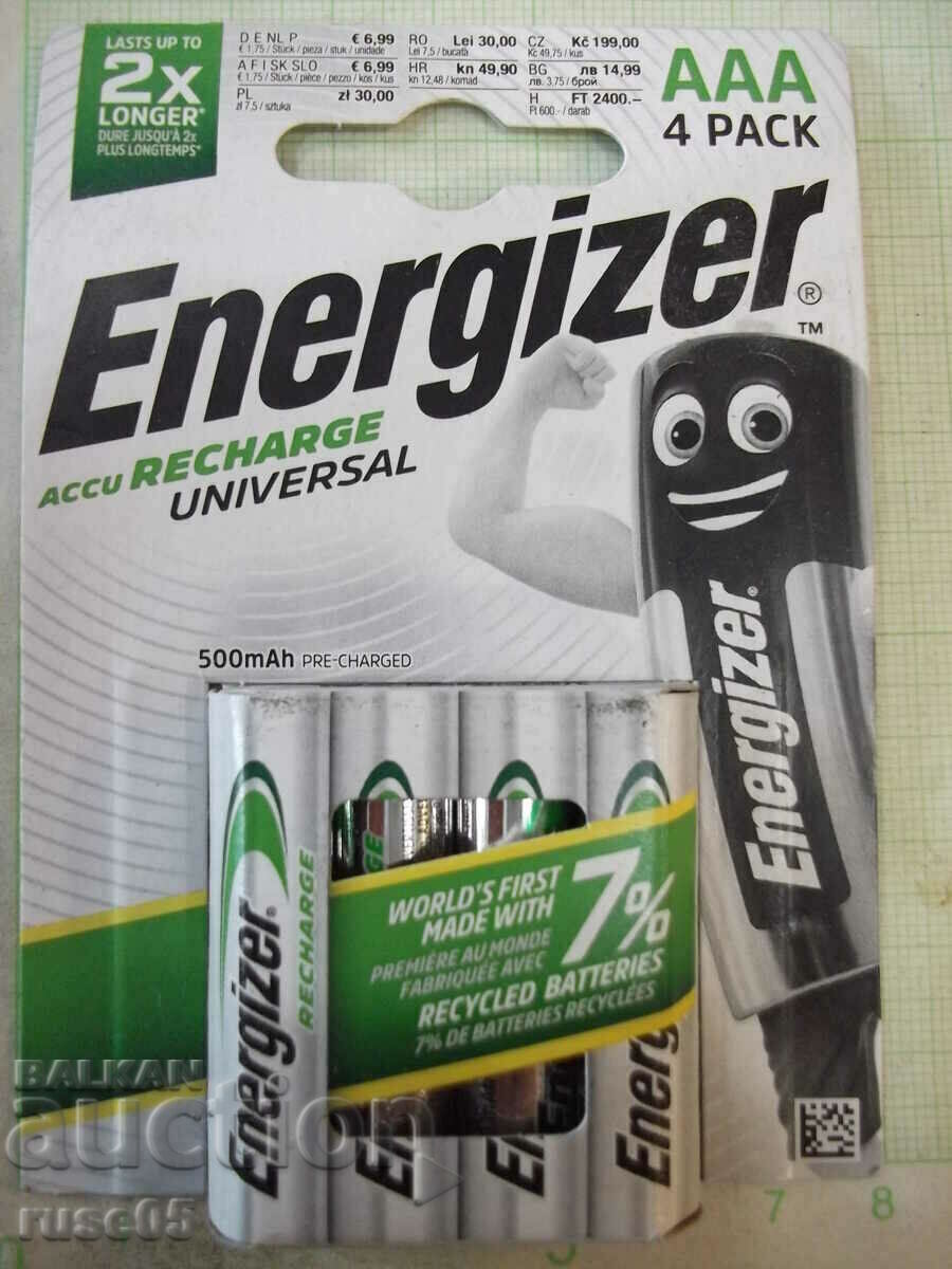 Auction Set of 4 pcs. "Energizer AAA" batteries new Auction Set of 4 pcs. "Energizer AAA" batteries new