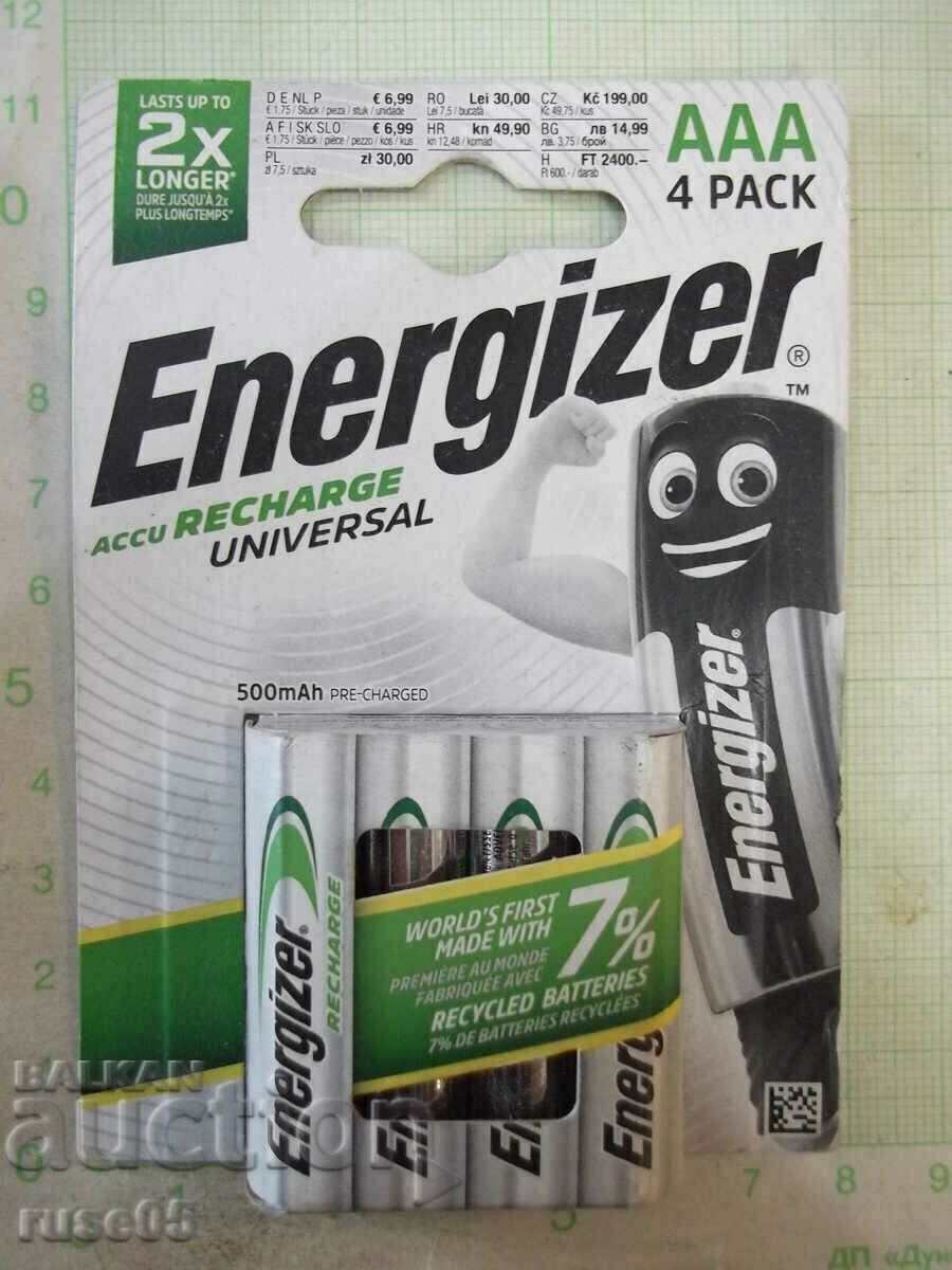 Set of 4 pcs. "Energizer AAA" batteries new - 6 Set of 4 pcs. "Energizer AAA" batteries new - 6