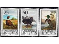 Liechtenstein 1990 Birds (**) clean series, unstamped