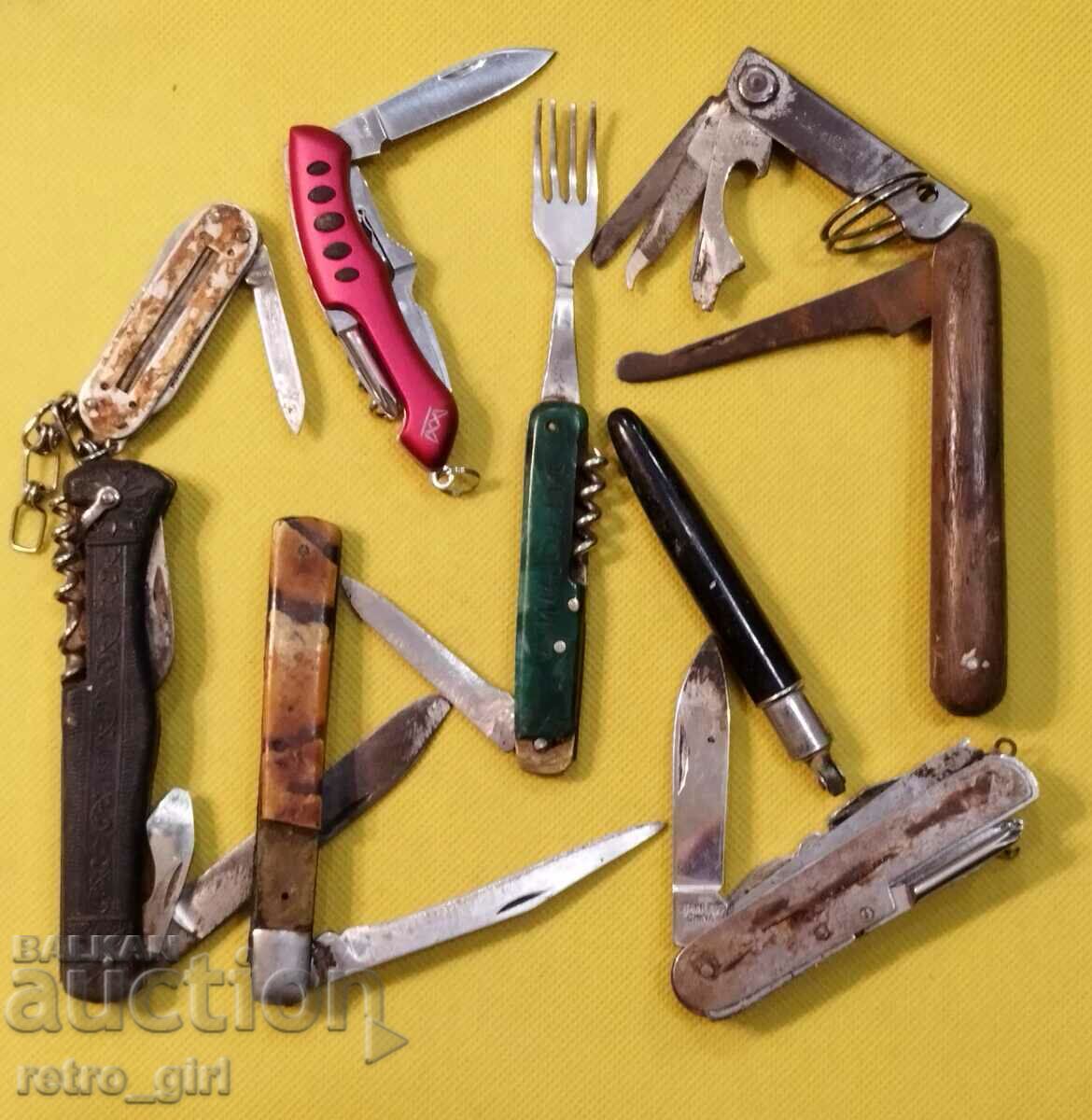 Lot of pocket knives! with price 34.90 BGN | € 17.84 Lot of pocket knives! with price 34.90 BGN | € 17.84
