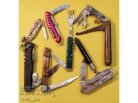 Lot of pocket knives!