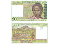 tino37- MADAGASCAR - 500 FRANC - 1995 - XF