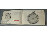 Μπροσούρα ρολογιών τσέπης LONGINES Old Catalog