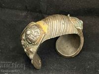 Renaissance Silver Bracelet Slingshot Mercury Plating