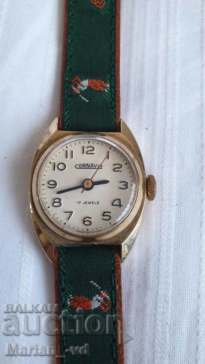 Cornavin Gold Plated Ladies Watch with price 40.00 BGN | € 20.45 Cornavin Gold Plated Ladies Watch with price 40.00 BGN | € 20.45