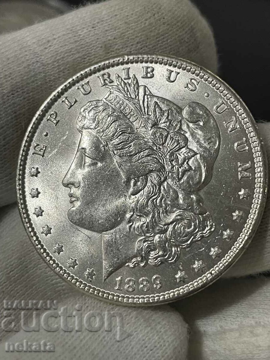 1889 Morgan Dollar USA, Silver