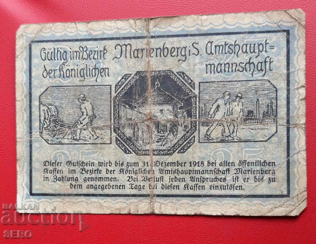 Banknote-Germany-Saxony-Marienberg-10 Pfennig 1917