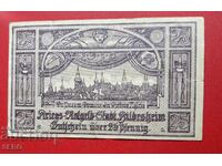 Banknote-Germany-Saxony-Hildesheim-25 Pfennig 1920