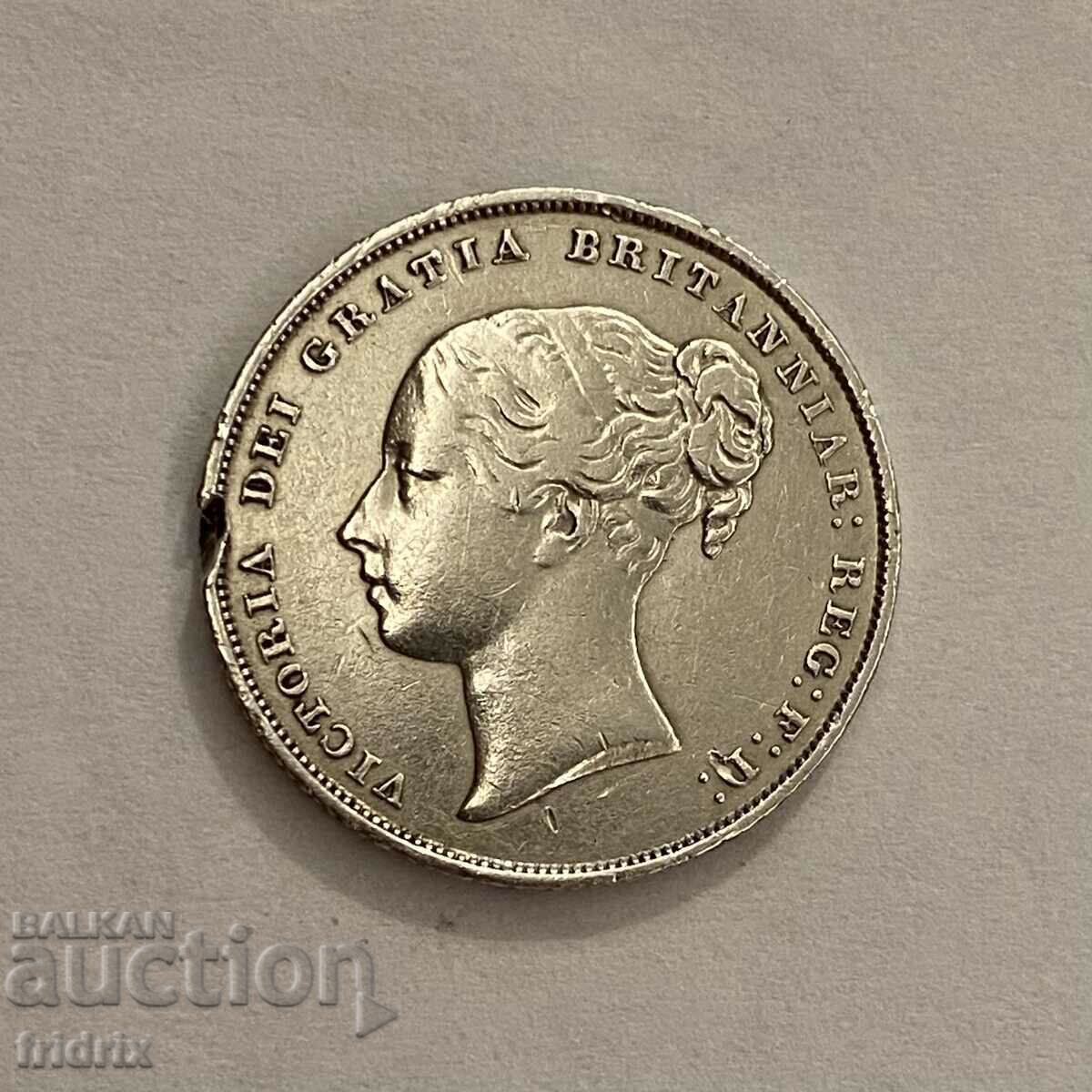 Marea Britanie 1 șiling / Marea Britanie 1 șiling 1853 MA cu preț € 65.00 | 127.13 BGN