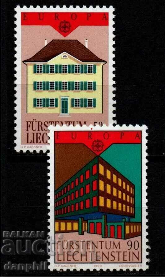 Liechtenstein 1990 EUROPE (**) clean series, unstamped