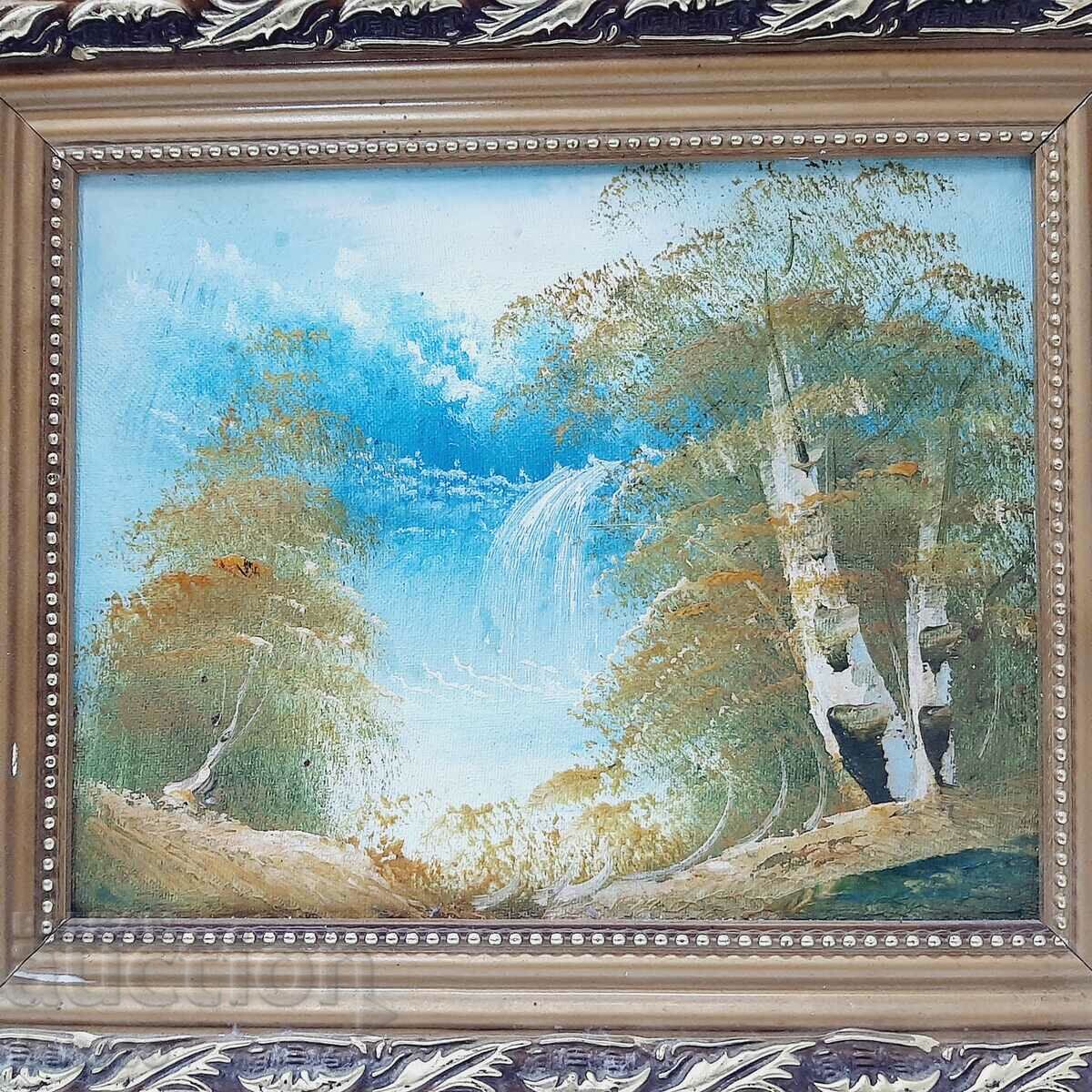Old oil painting, landscape(3.3) with price 80.00 BGN | € 40.90 Old oil painting, landscape(3.3) with price 80.00 BGN | € 40.90