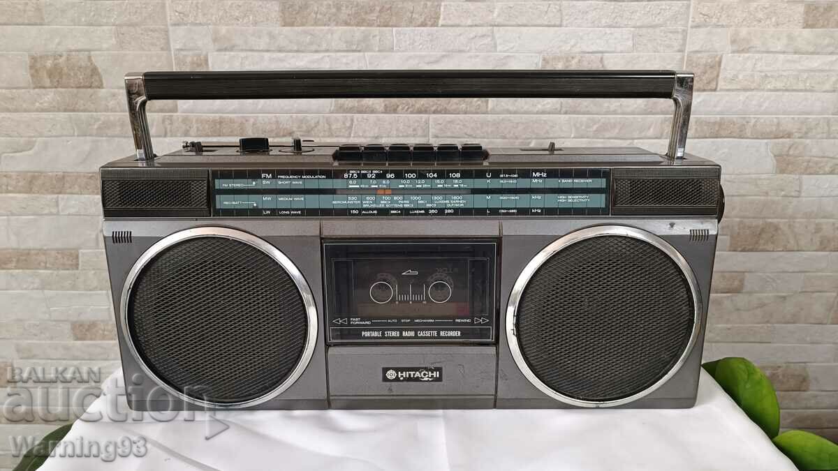 Radio - casetofon - HITACI TRK-6830E - 1984