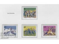 1990 Liechtenstein Mountains and Peaks (II) - καθαρό σερί