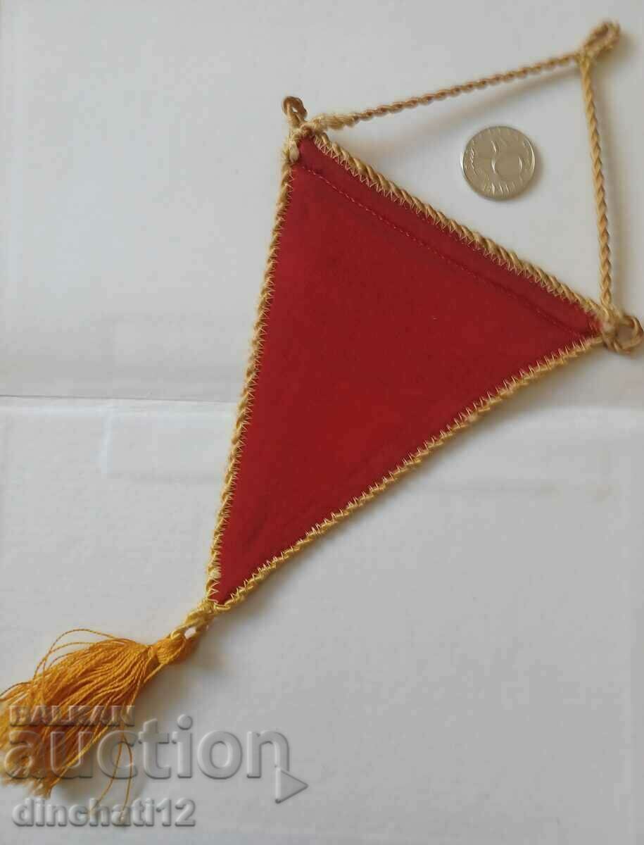 Auction Old flag and badge CSKA September Banner Auction Old flag and badge CSKA September Banner