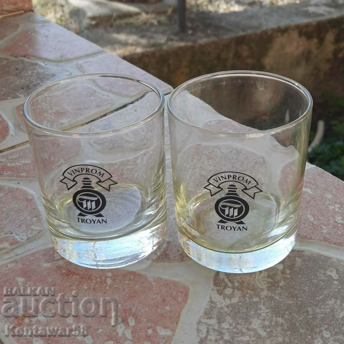 Brandy glasses 2 pieces.