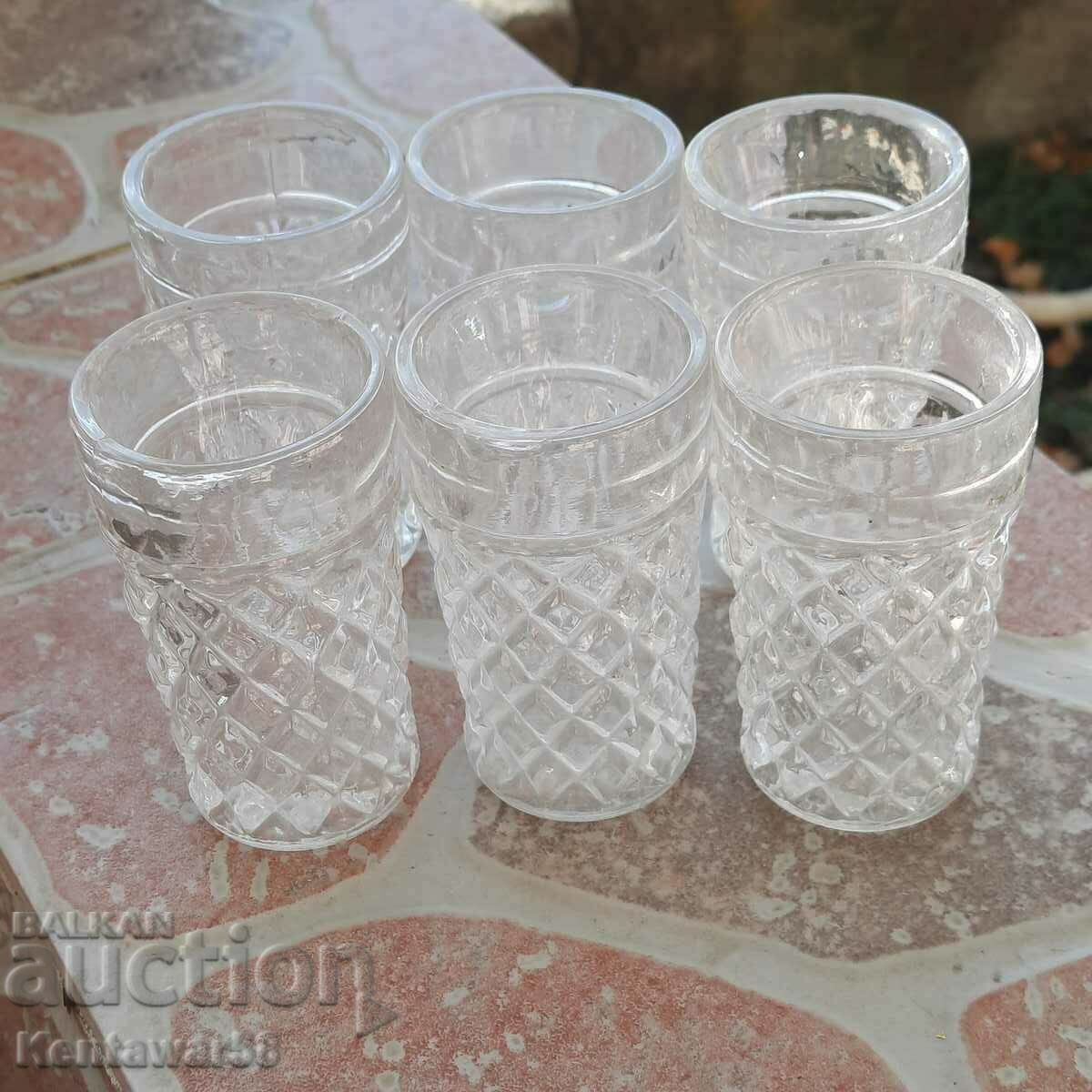 Brandy glasses 6 pieces.