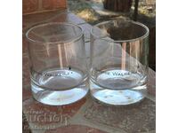 Whiskey glasses 2 pieces.