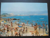 POMORIE - the beach, Old postcard