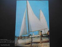 SUNSHINE COAST - yachts, Old postcard