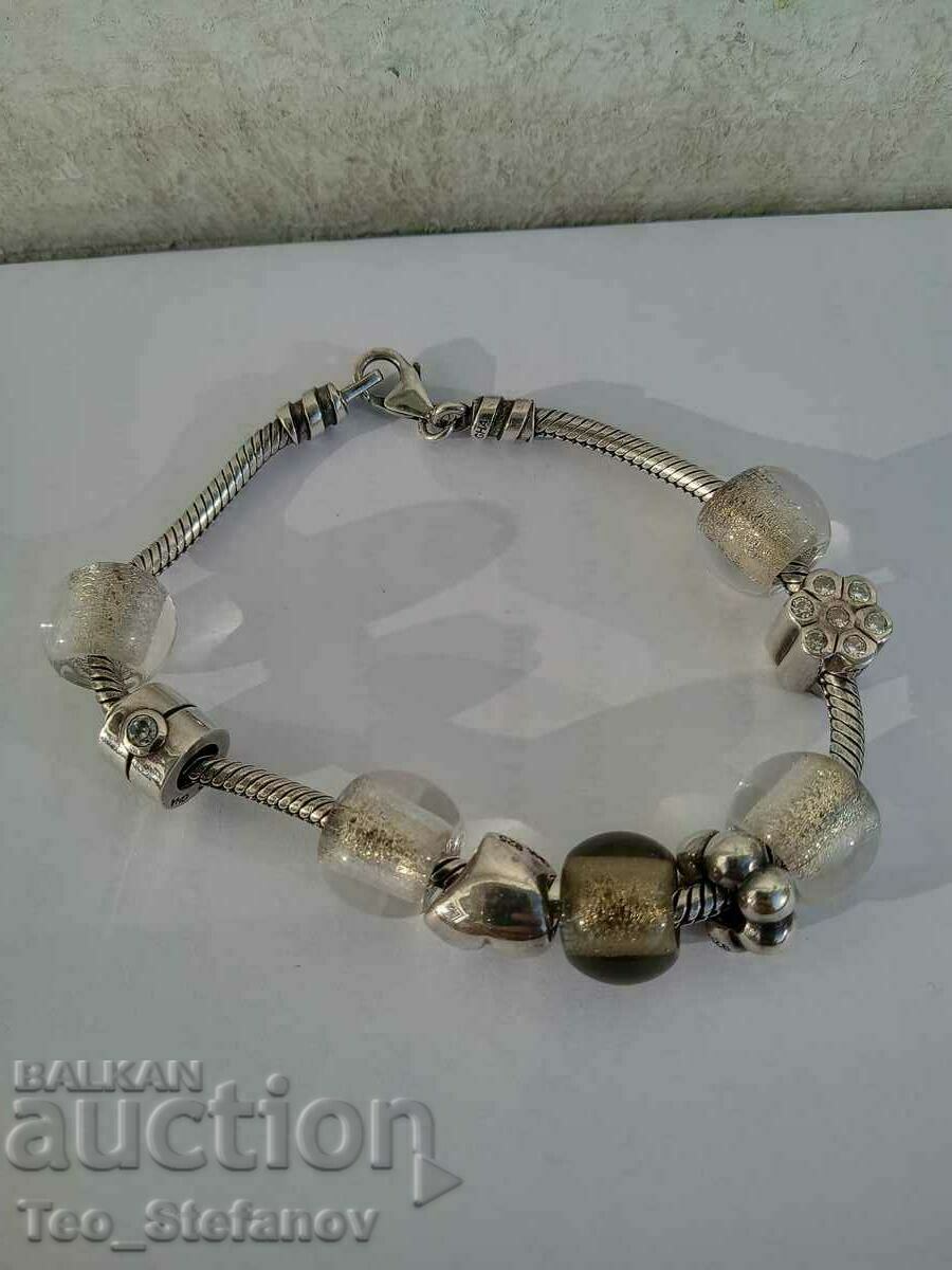 Pandora large silver bracelet