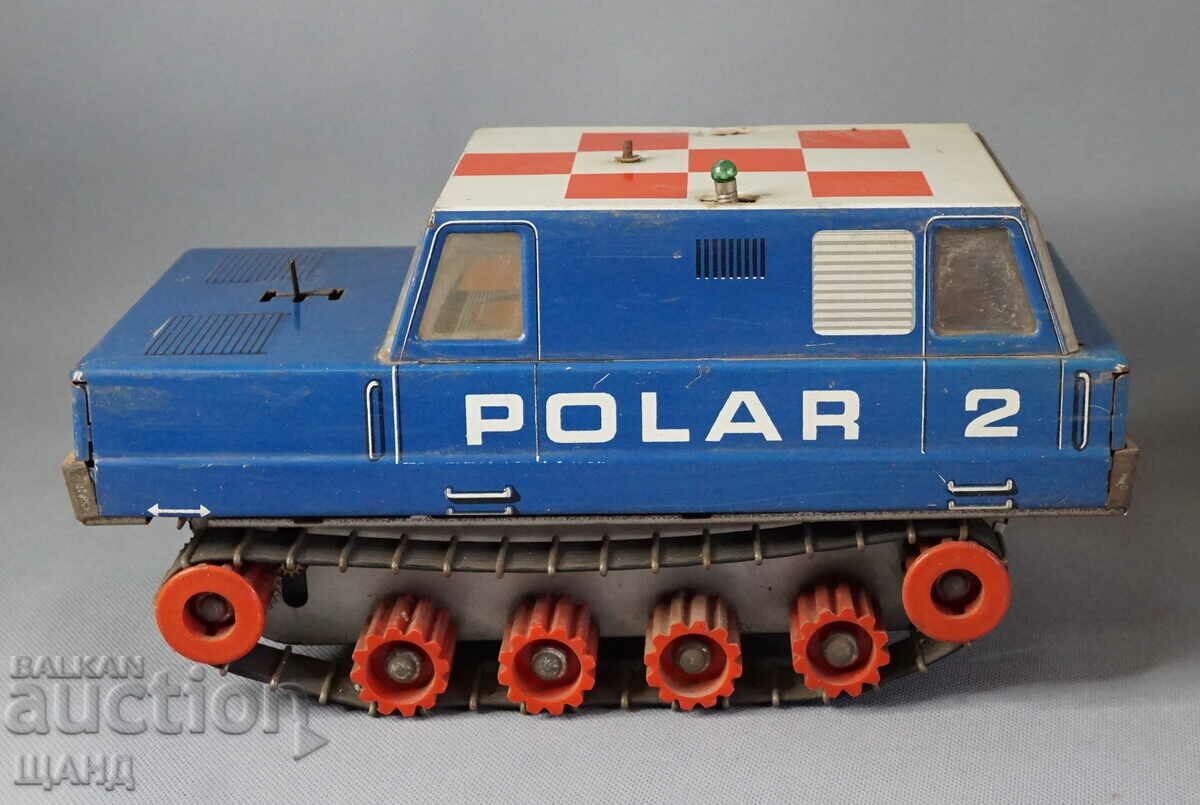 POLAR 2 Old German Metal toy spaceship model