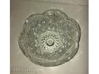 . CRYSTAL BOWL SUGAR BOWL BONBONNIERA IN PERFECT CONDITION