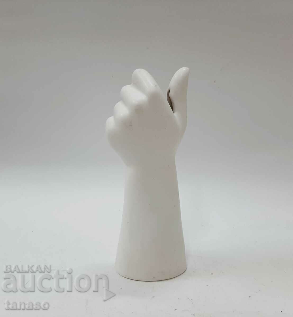 Ceramic hand, decoration 19 cm, unique decoration(10.2) with price 35.00 BGN | € 17.90
