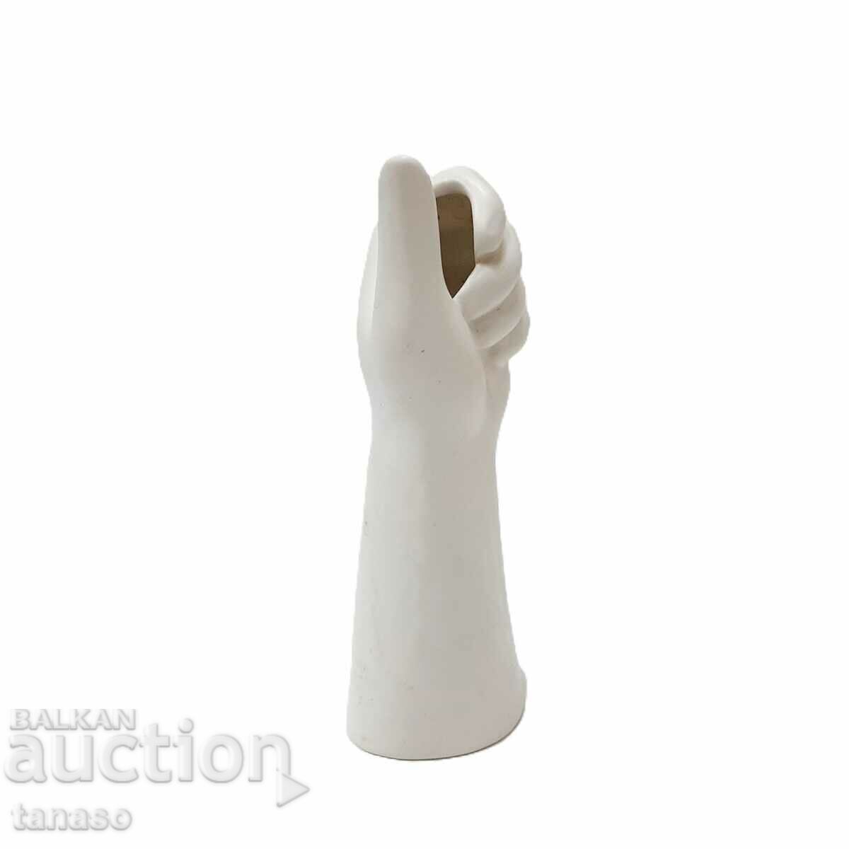 Ceramic hand, decoration 19 cm, unique decoration(10.2) - 5
