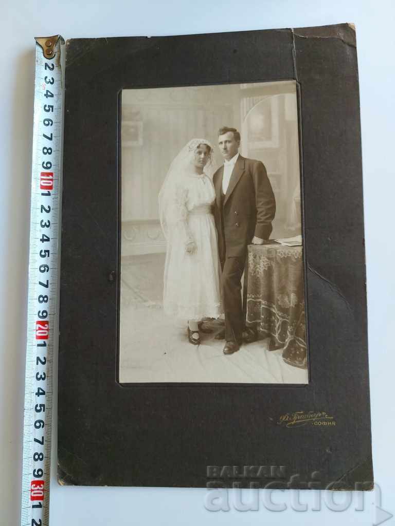, OLD WEDDING PHOTO PHOTO CARDBOARD BRIDE PORTRAIT with price 8.00 BGN | € 4.09 , OLD WEDDING PHOTO PHOTO CARDBOARD BRIDE PORTRAIT with price 8.00 BGN | € 4.09