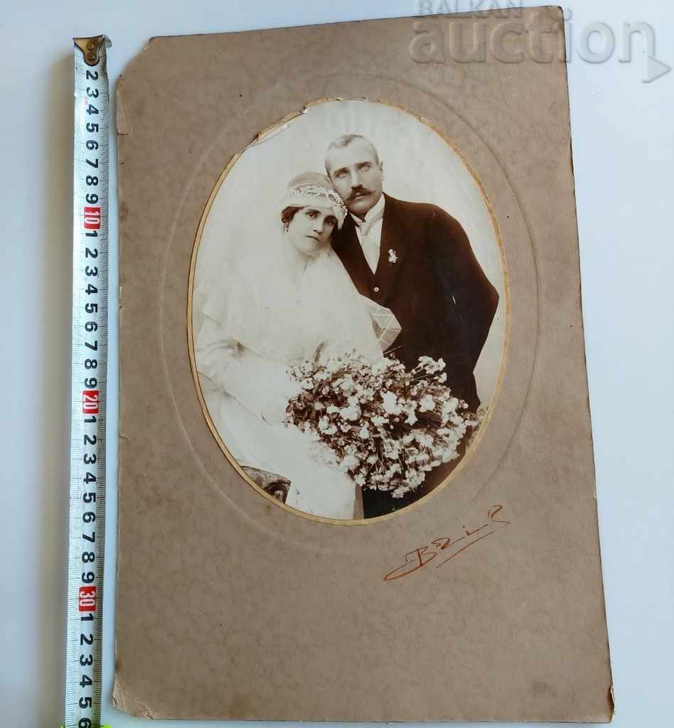 Licitație , PORTRET VECHI FOTO NUNTA FOTO CARTON