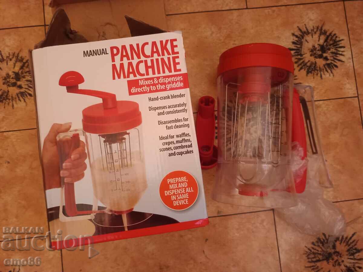 Apparatus for pancakes from 0.01 cent. B.Z.C.