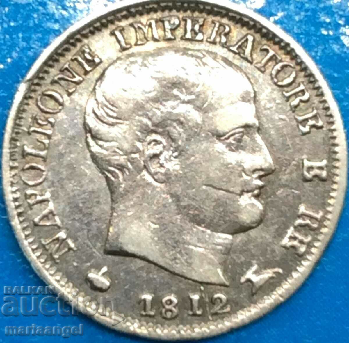 Napoleon 5 Soldi 1812 Italia M - Regatul Milano 1804-1814