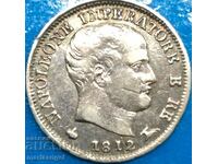 Napoleon 5 Soldi 1812 Italia M - Regatul Milano 1804-1814