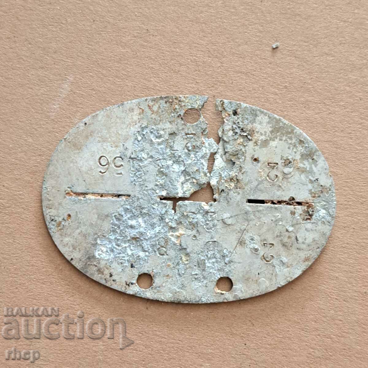 German WW2 Soldier Identification Token