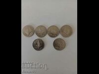 1979 - 10 centavos Mexico 6 pcs